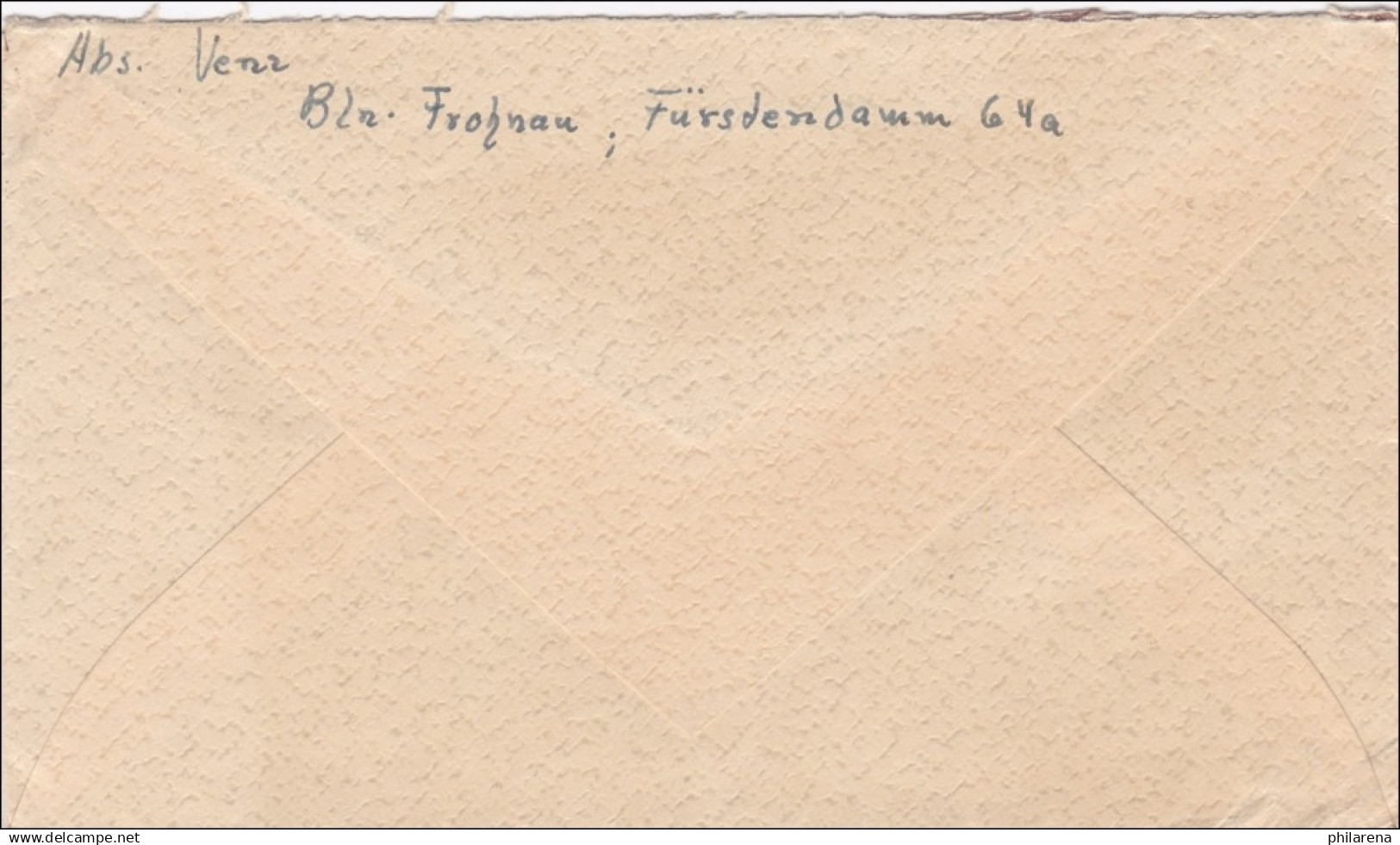 Brief 1953 Als Luftpost Nach Niedernhausen/Darmstadt - Lettres & Documents
