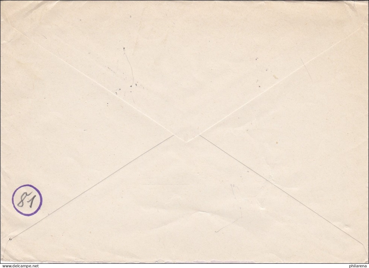 Brief 1952 Nach Nürnberg - Lettres & Documents
