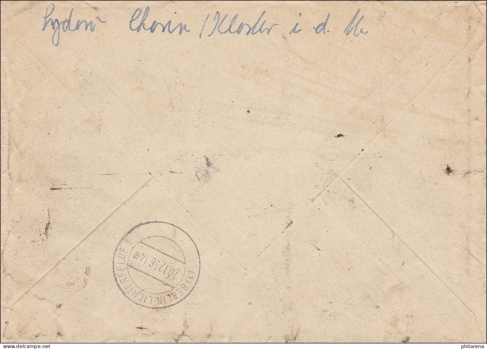 Eilboten Brief Nach Lichtenfelde 1956 - Lettres & Documents