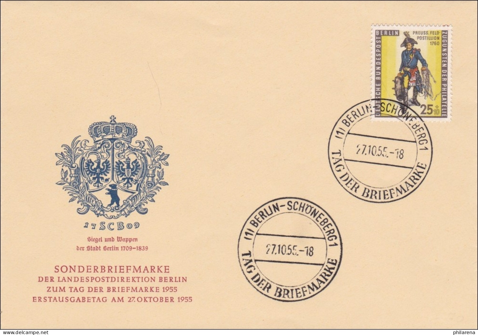 FDC Tag Der Briefmarke 1955 - Storia Postale