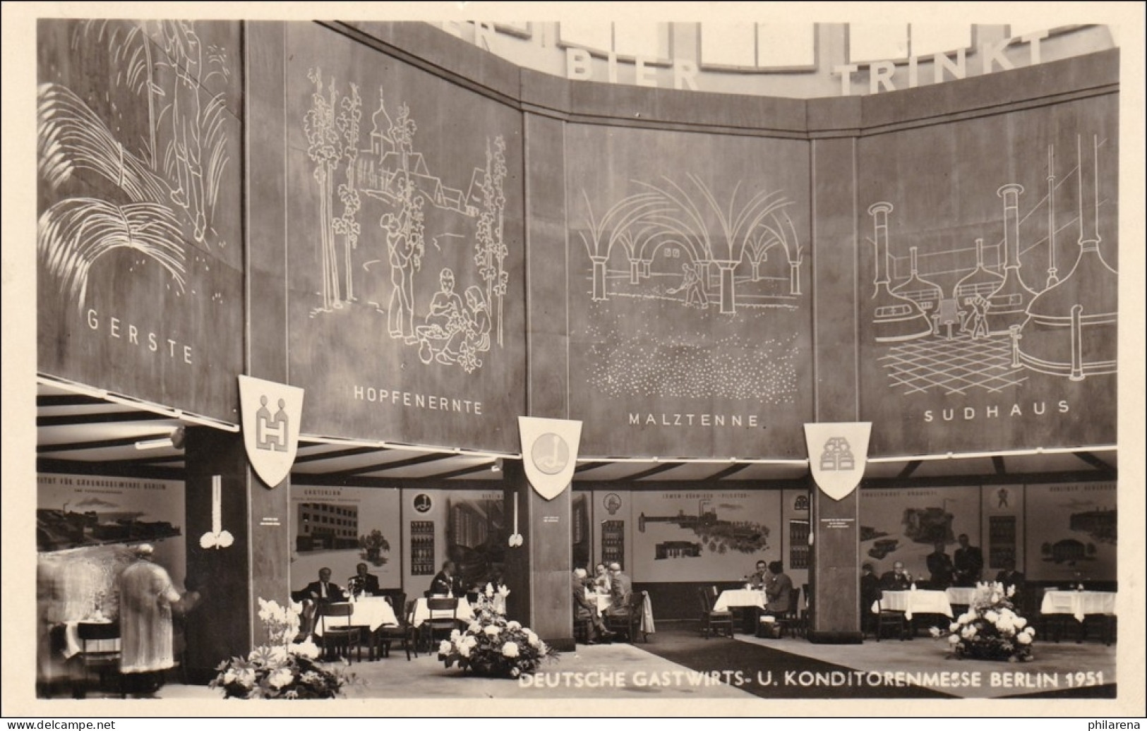 Ansichtskarte Gastwirt- Und Konditorenmesse 1951 Mit Sonderstempel - Lettres & Documents