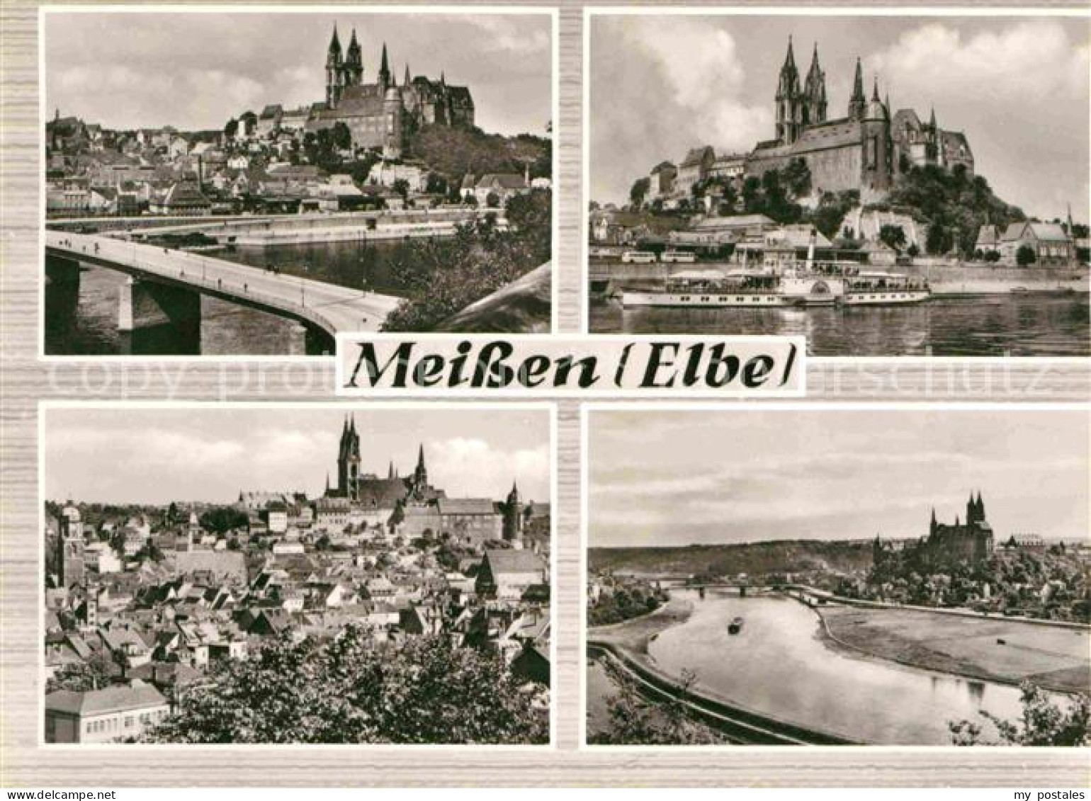 72643864 Meissen Elbe Sachsen Elbbruecke Burgberg Dom Albrechtsburg Meissen - Meissen