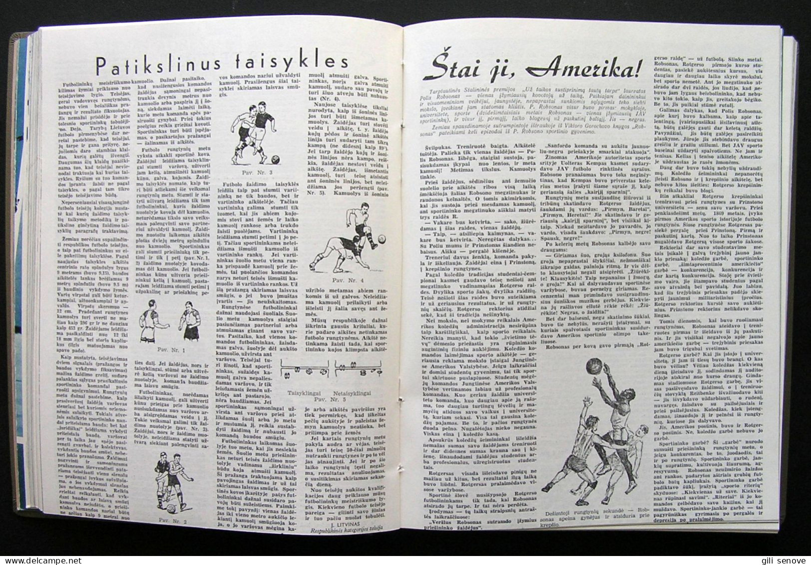 Lithuanian Magazine / Sportas 1952-55 - Deportes