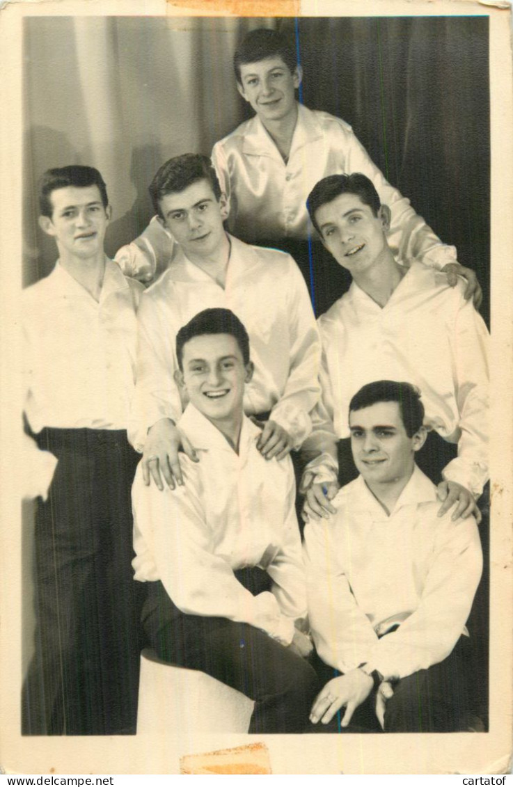 Photo Souvenir Groupe  LES BALADINS En 1963 - Sin Clasificación