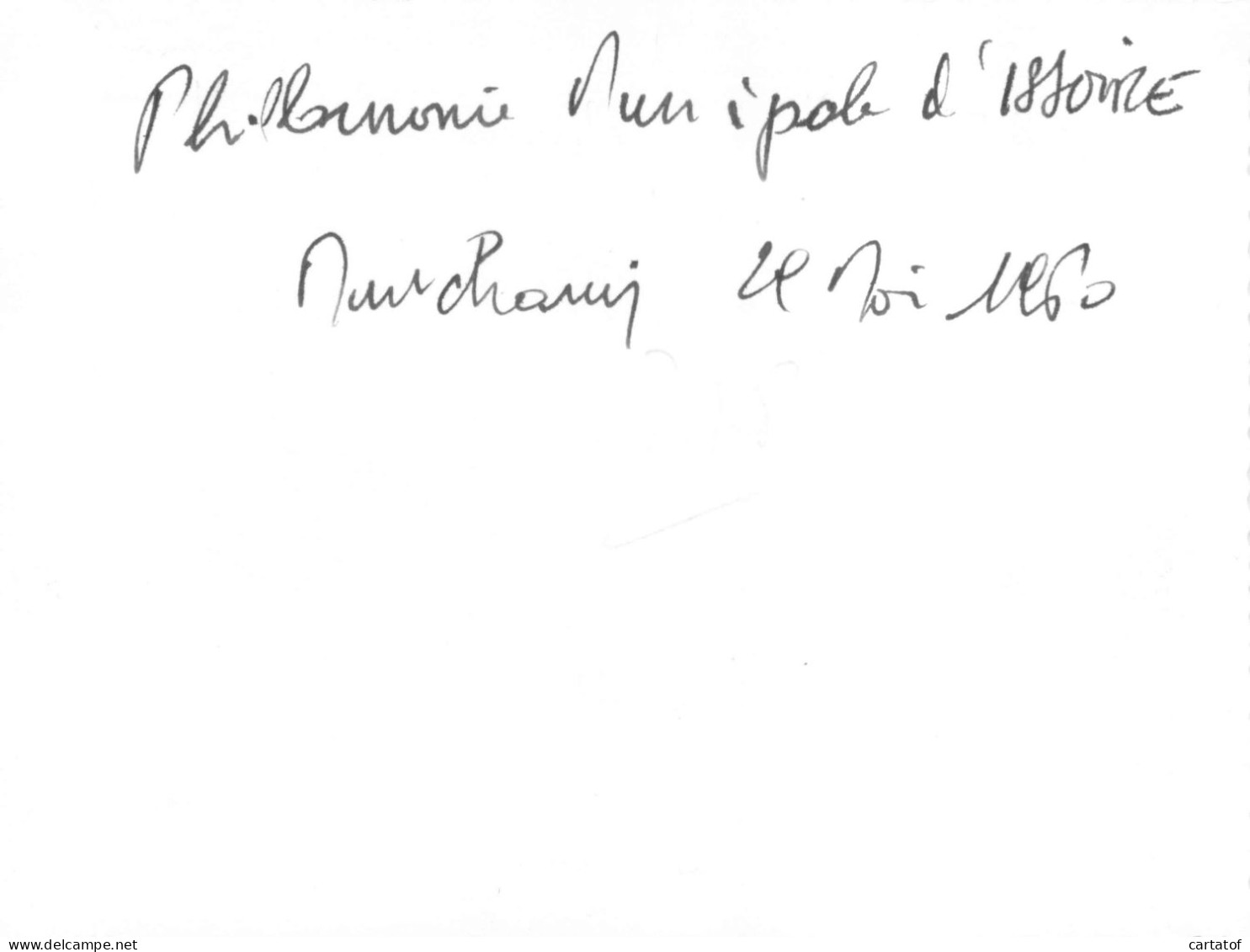 Philarmonie Municipale D'Issoire . Montchanin 29 Mai 1960 - Sin Clasificación