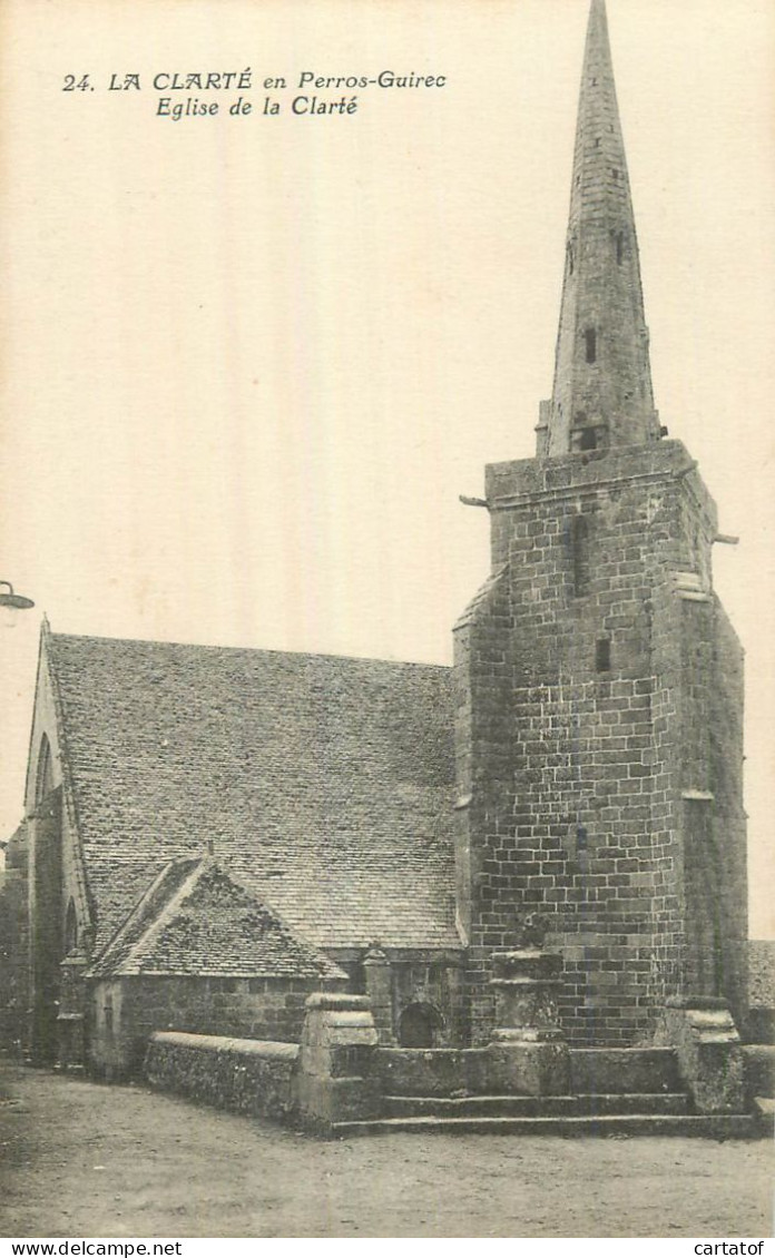 LA CLARTE En PERROS GUIREC . Eglise De La Clarté . - Perros-Guirec