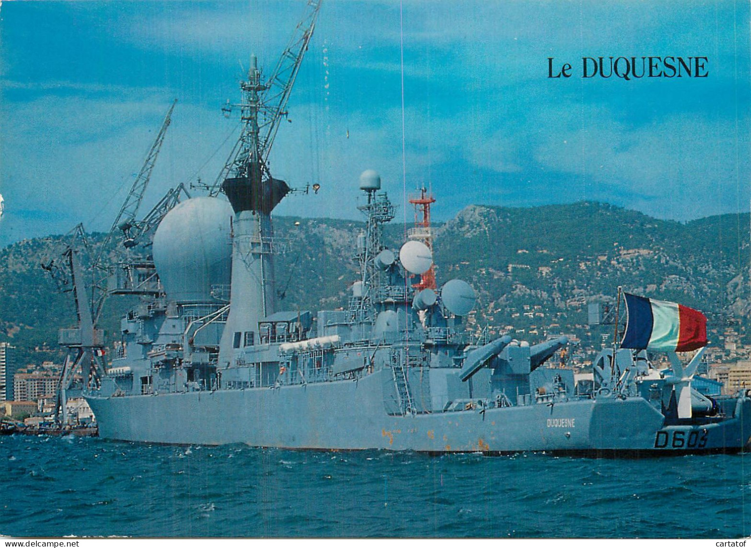 LE DUQUESNE . Bâtiment De Combat De La Marine Natinale à TOULON - Werbepostkarten