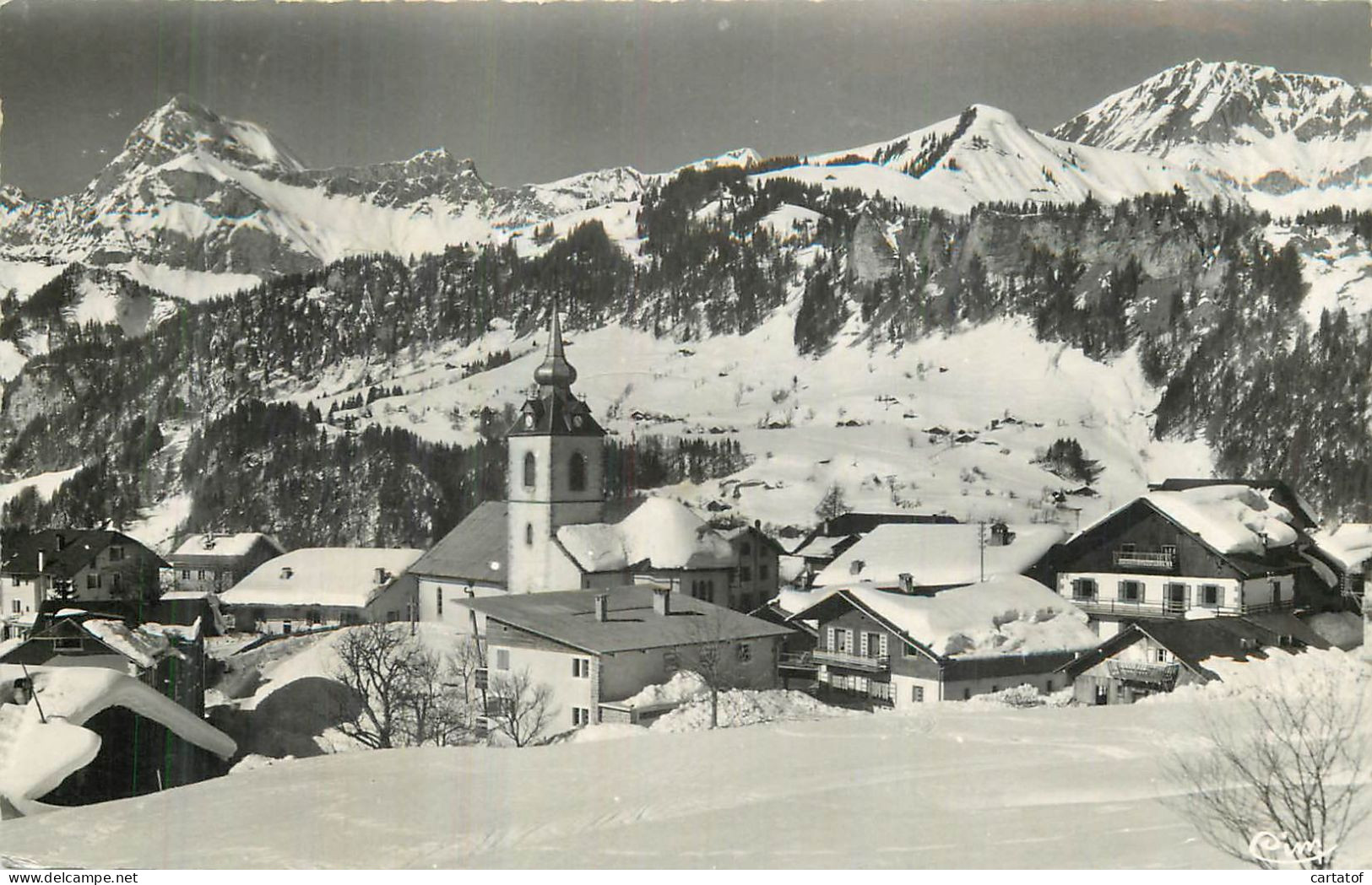 NOTRE DAME De BELLECOMBE Et Le Mont Charvin . - Autres & Non Classés