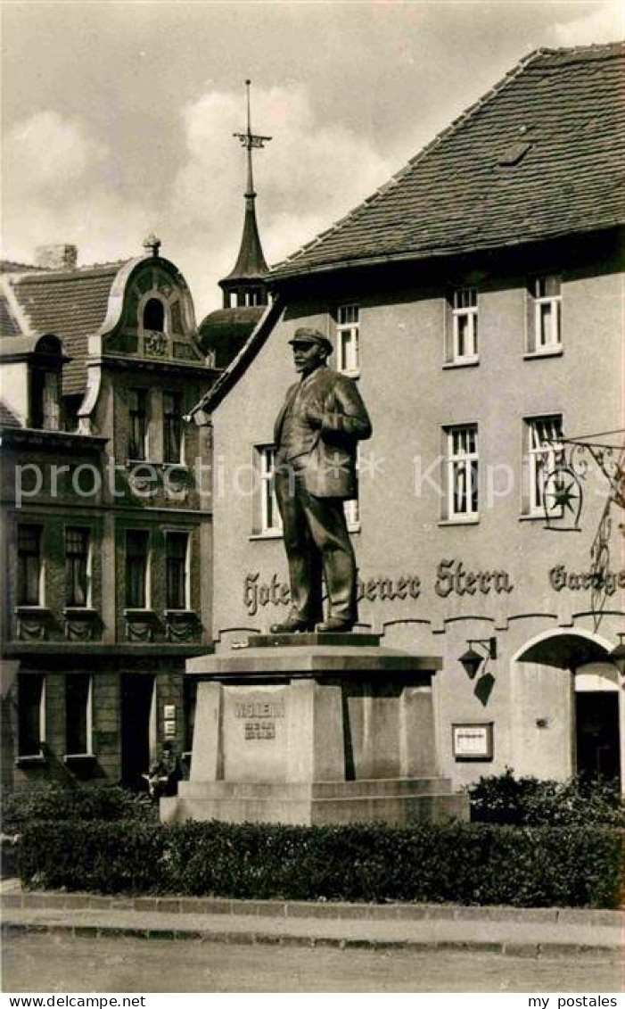 72643816 Eisleben Lenindenkmal Statue Hotel Goldener Stern Lutherstadt Luthersta - Eisleben