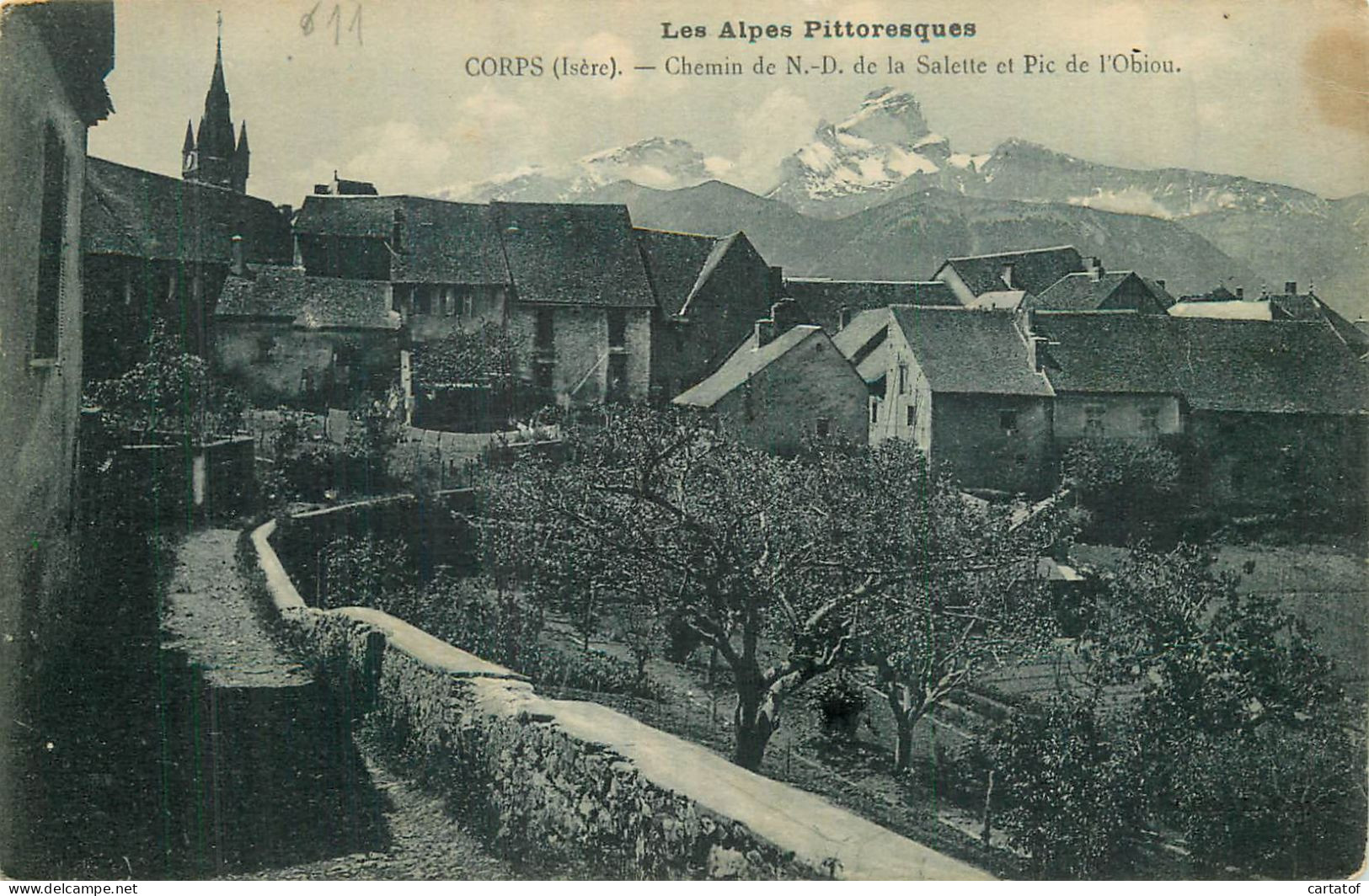 CORPS . Chemin De ND De La Salette Et Pic De L'Obiou . - Corps