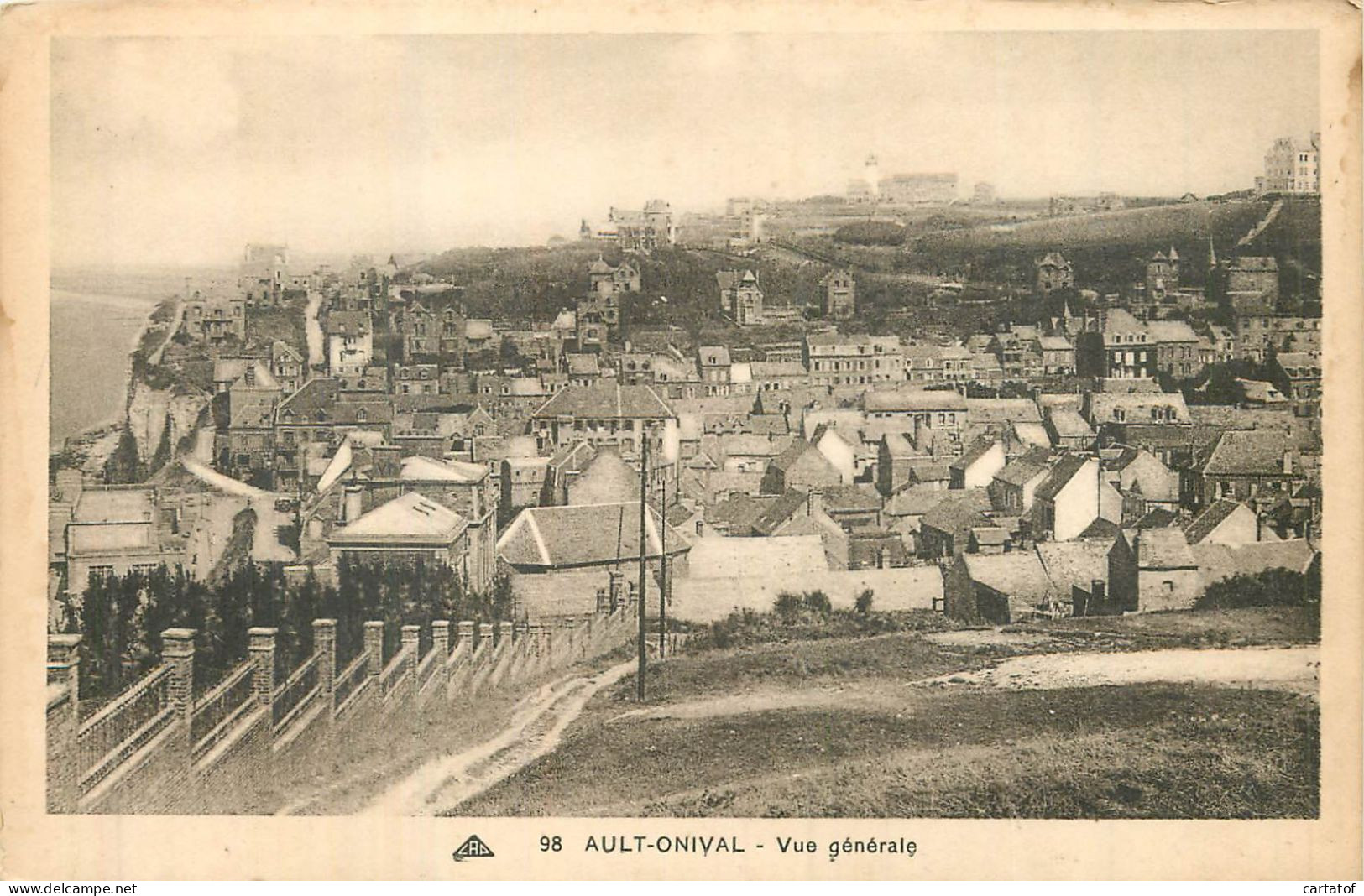 AULT ONIVAL .  Vue Générale . - Ault