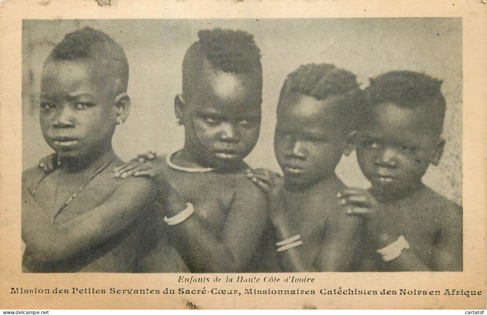 Enfants De La Haute COTE D'IVOIRE . Mission Des Petites Servantes Du Sacré Cœur - Costa D'Avorio