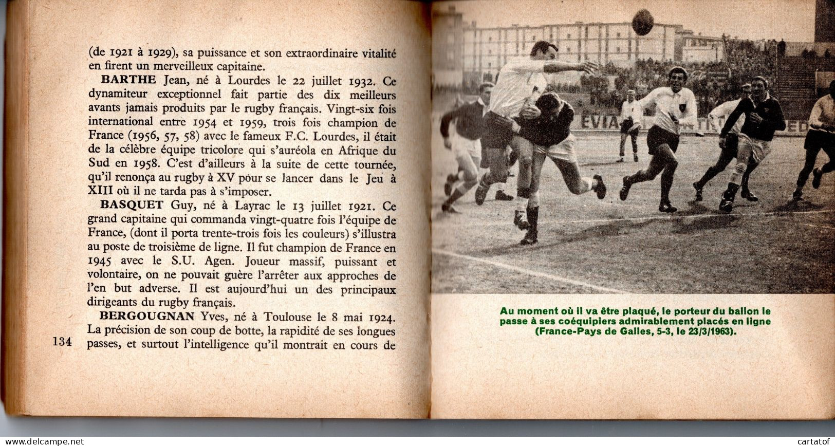 LE RUGBY . Technique Tactique Jeux Par MARABOUT FLASH En 1964 - Sport