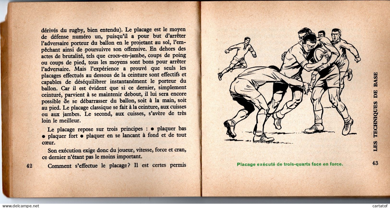 LE RUGBY . Technique Tactique Jeux par MARABOUT FLASH en 1964