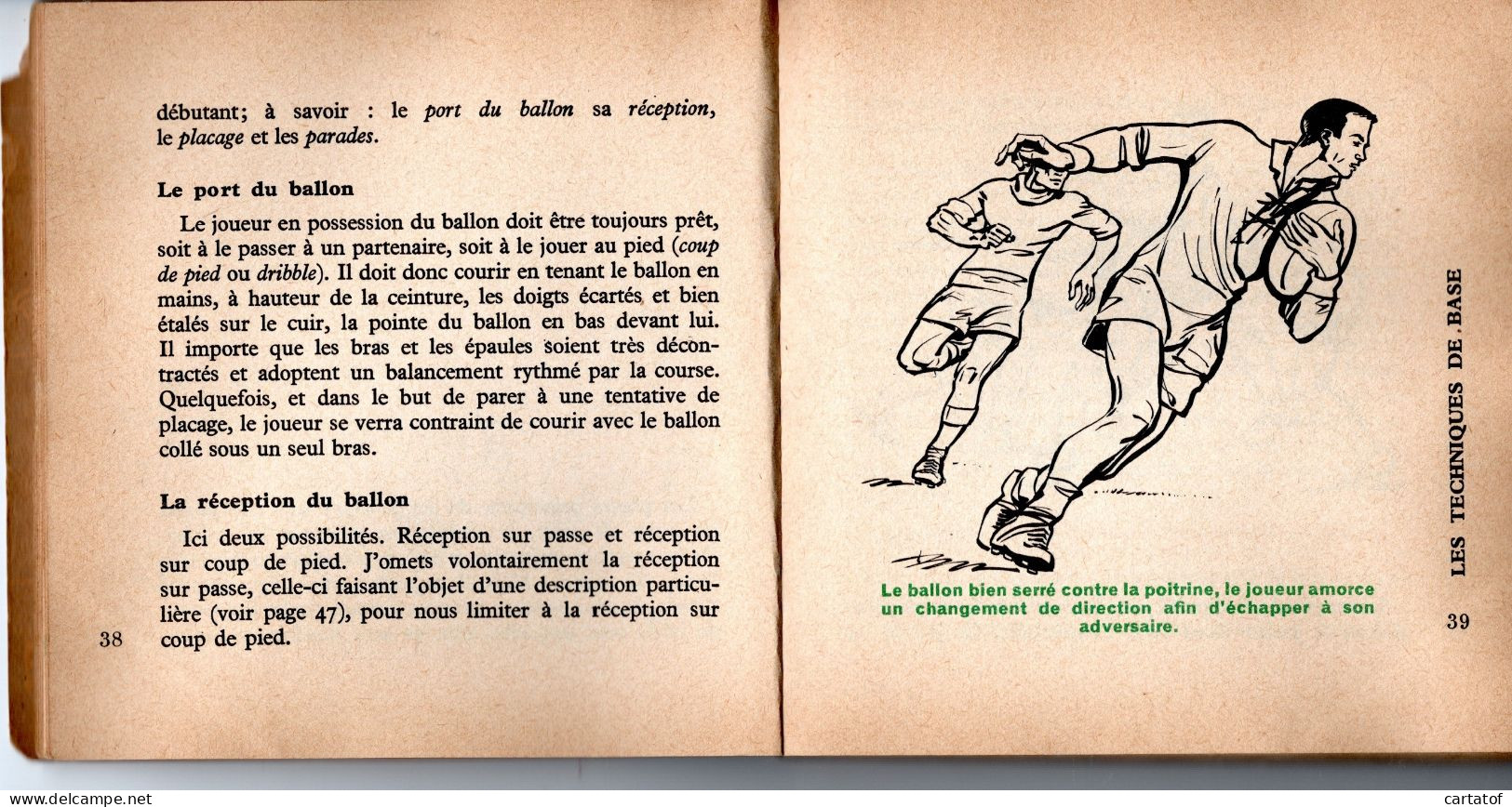 LE RUGBY . Technique Tactique Jeux par MARABOUT FLASH en 1964