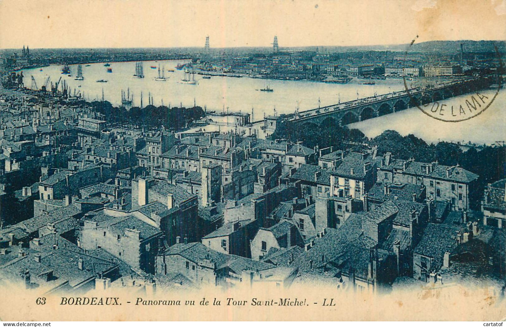 BORDEAUX . Panorama Vu De La Tour St-Michel - Bordeaux