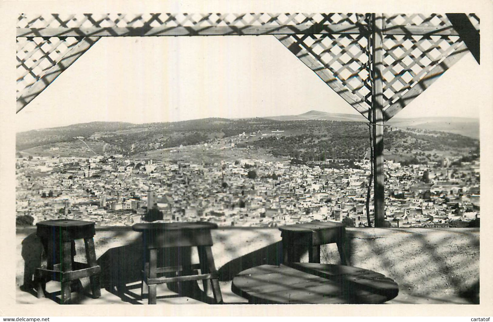 FES EL BALI Vu Su Café Maure - Fez