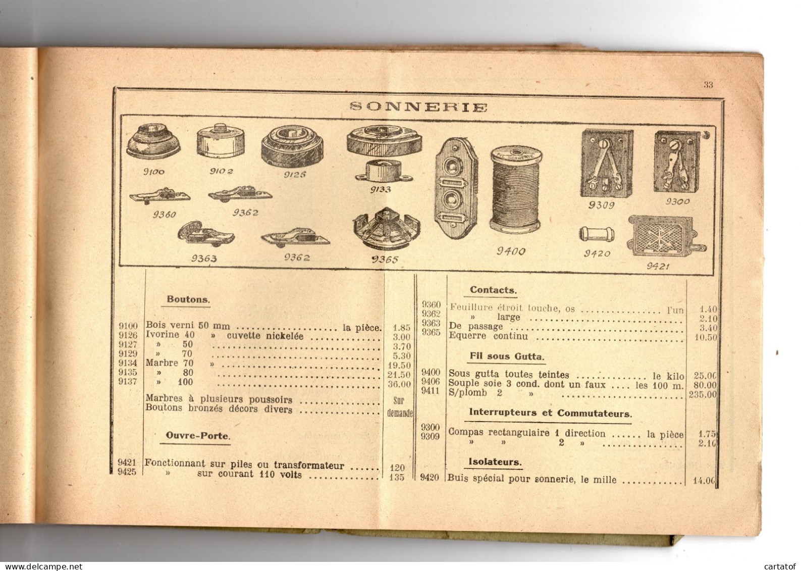 Catalogue JEAN GAY 1926 . AVIGNON NIMES MONTPELLIER MARSEILLE TOULON BARCELONNE