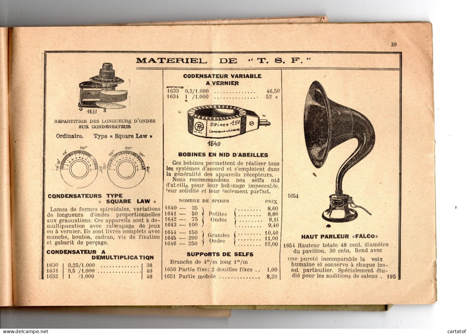 Catalogue JEAN GAY 1926 . AVIGNON NIMES MONTPELLIER MARSEILLE TOULON BARCELONNE