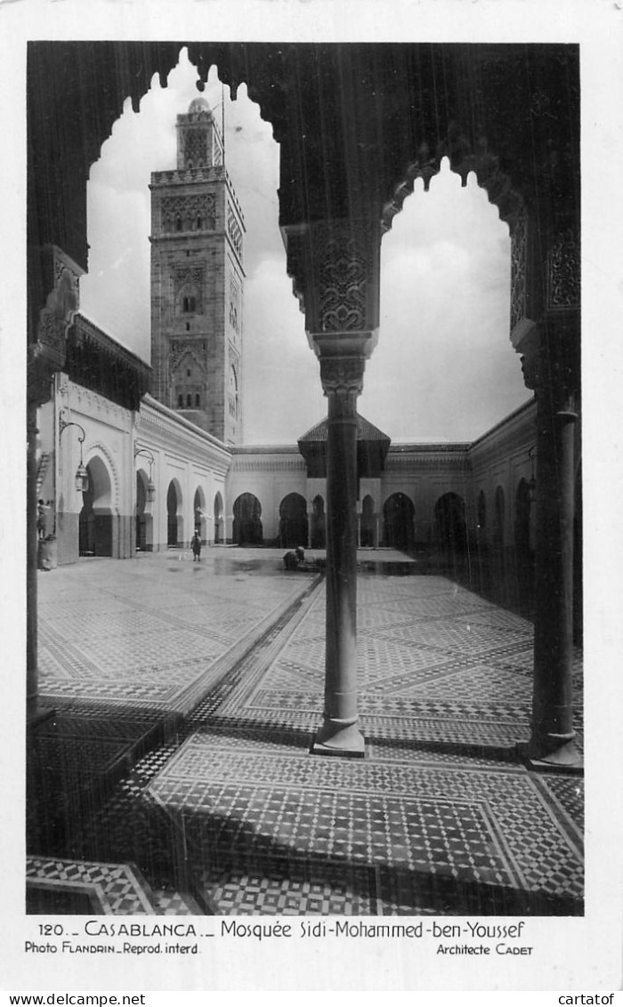 CASABLANCA . Mosquée Sidi Mohammed Ben Youssef - Casablanca