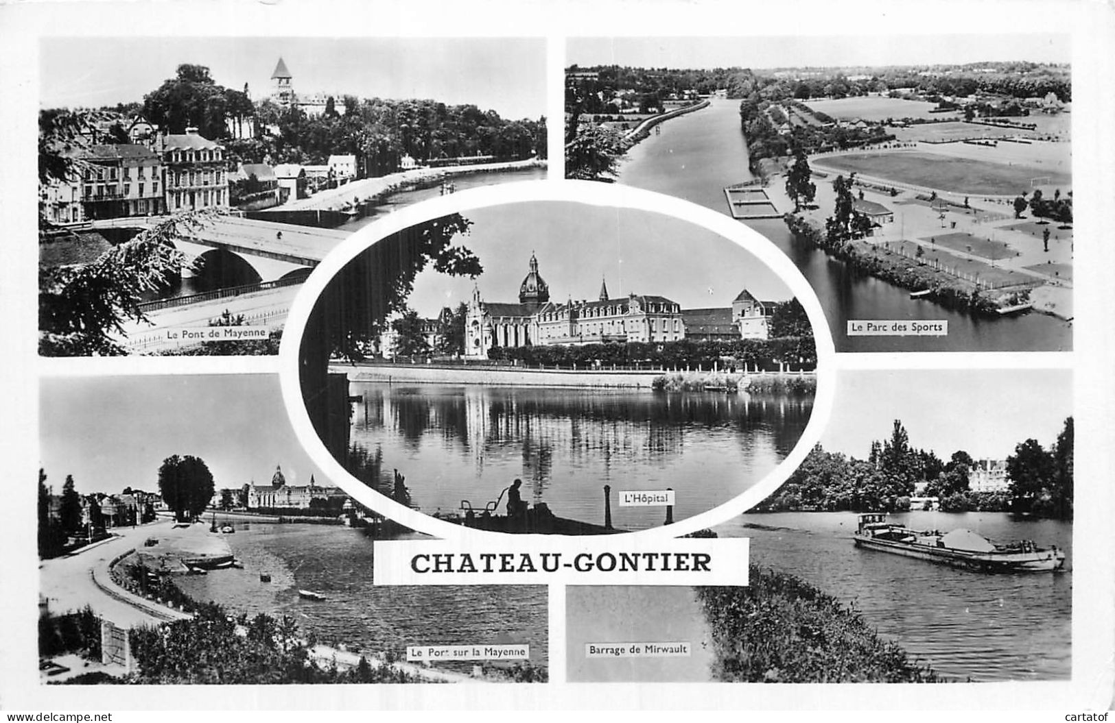 CHÂTEAU GONTIER . CP Multivues - Chateau Gontier