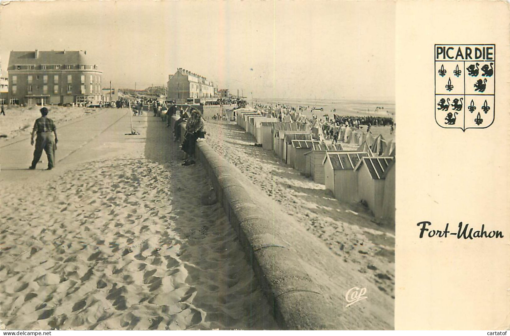 FORT MAHON PLAGE . La Plage Et La Digue - Fort Mahon