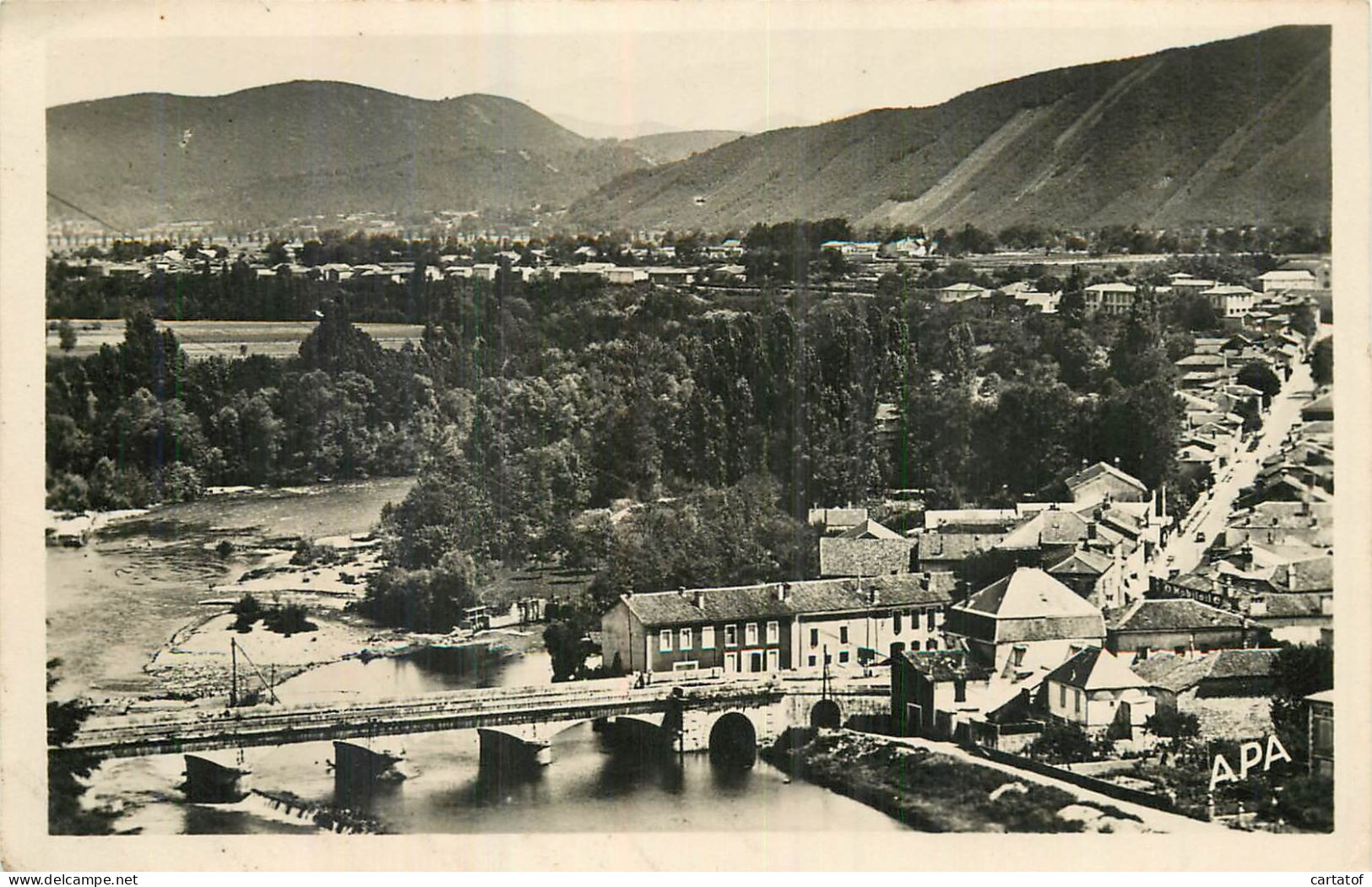 MONTREJEAU . Vue Sur La Garonne Et Avenue De Polignan - Montréjeau