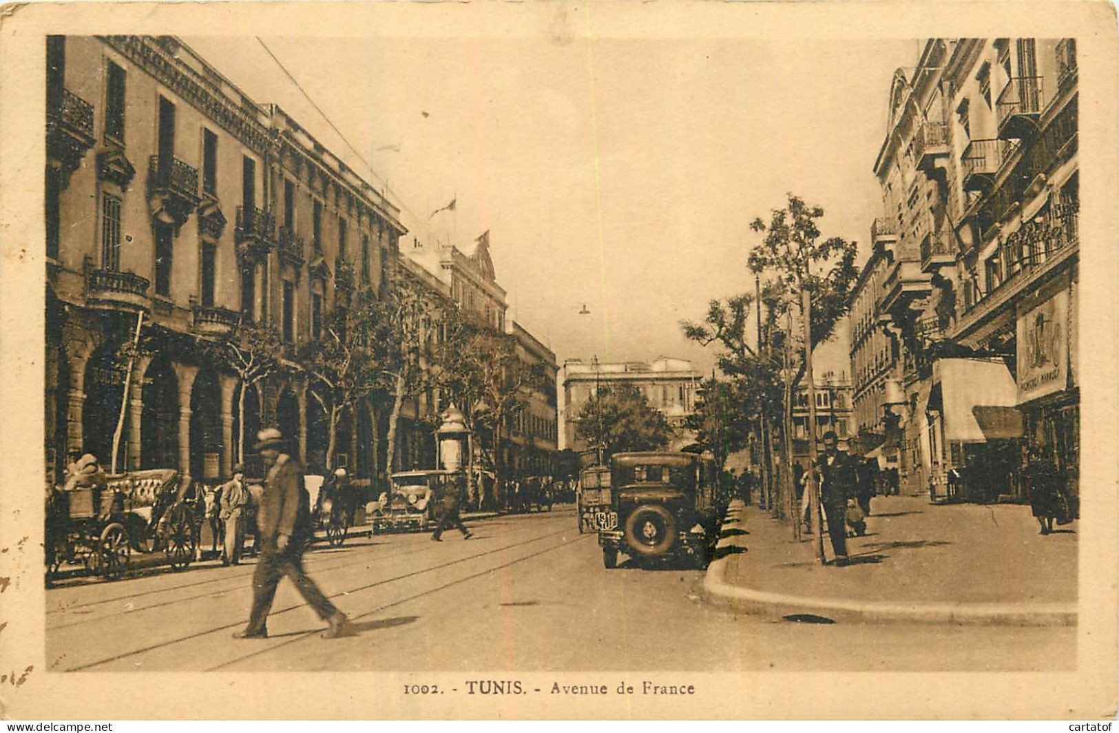 TUNIS .  Avenue De France - Tunisie