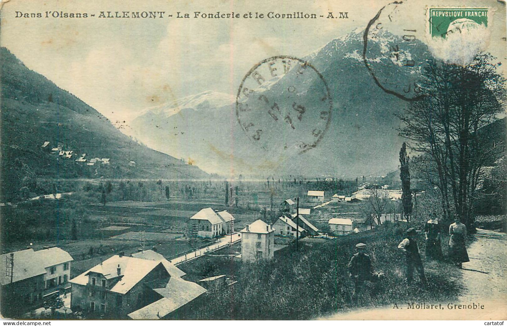 ALLEMONT . La Fonderie Et Le Cornillon .. - Allemont