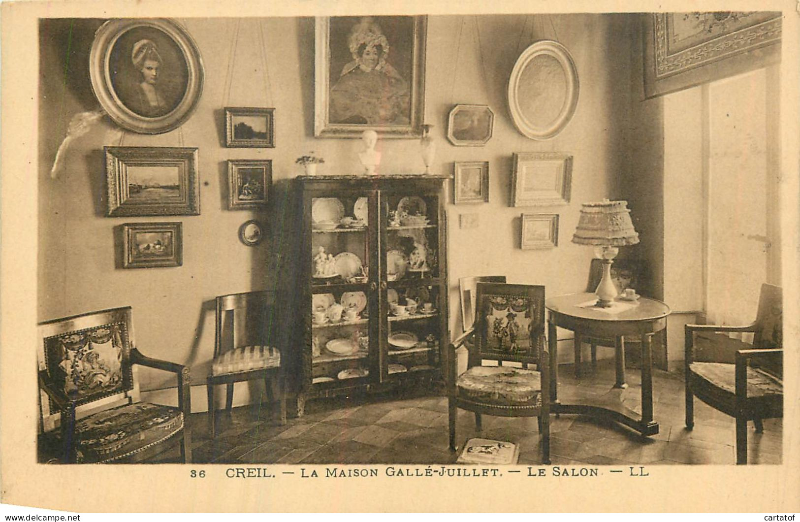 CREIL . LA MAISON GALLE-JUILLET . Le Salon - Creil