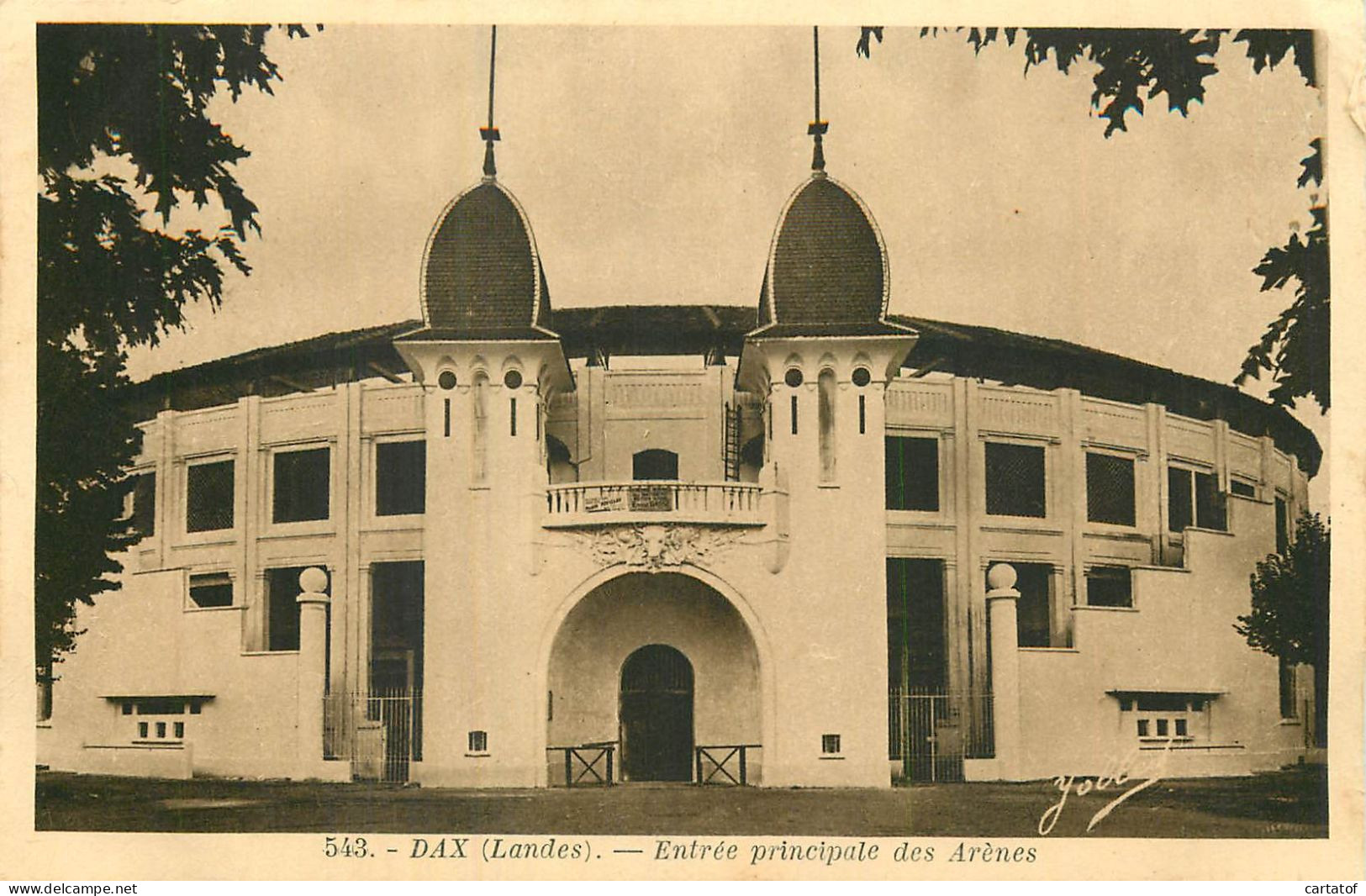 DAX . Entrée Principale Ds Arènes . - Dax