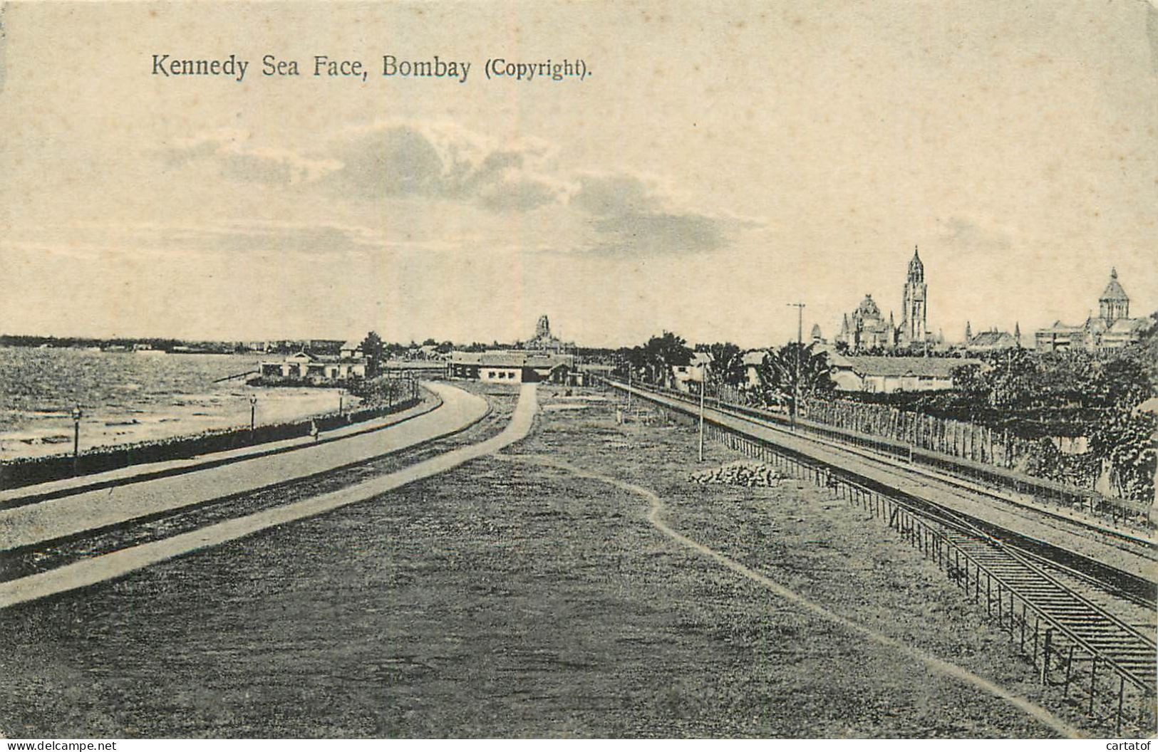 BOMBAY . Kennedy Sea Face . - Inde
