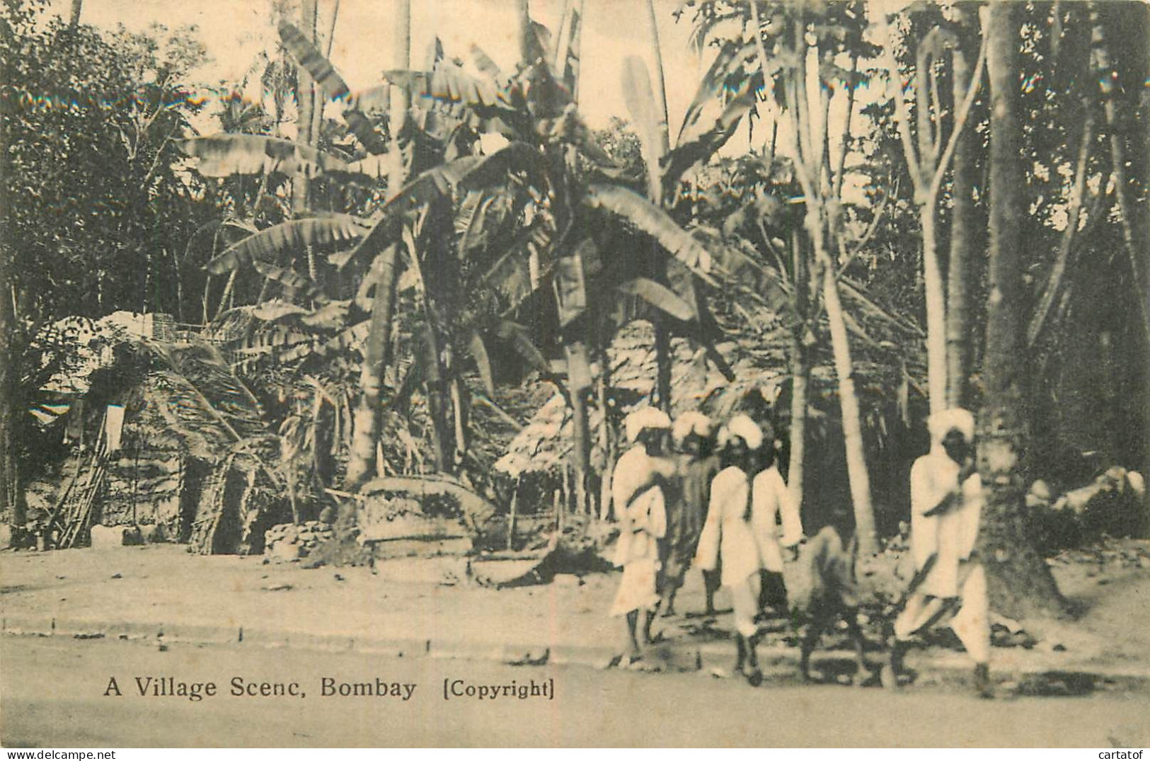 BOMBAY . A Village Scene - Indien