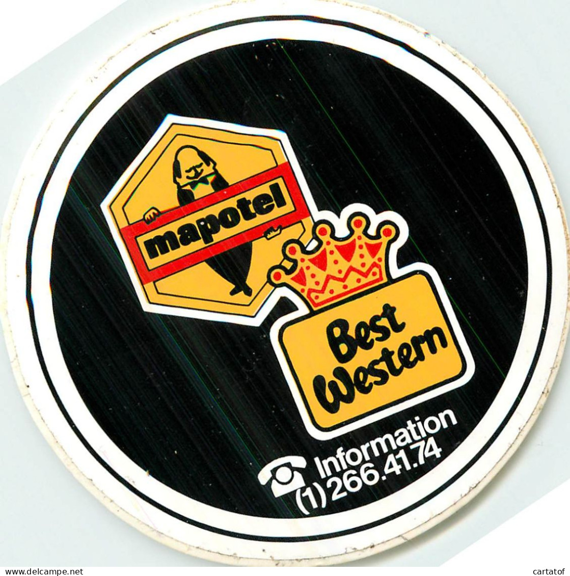 Autocollant MAPOTEL BEST WESTERN - Stickers