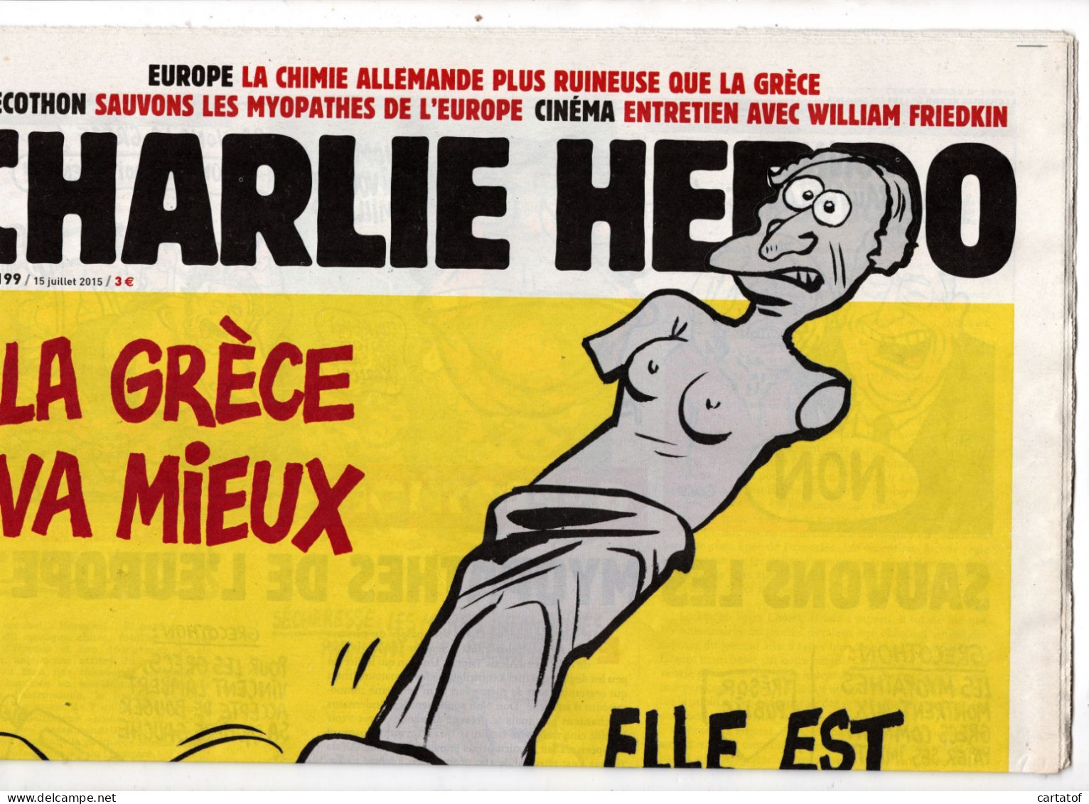 CHARLIE HEBDO N° 1199 Juillet 2015 - Humour