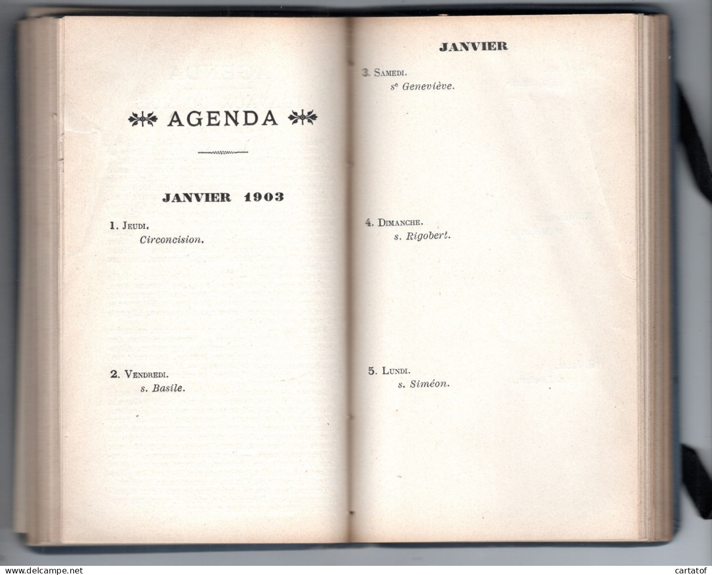 AGENDA HORTICOLE 1903 Par L. HENRY .Planter, Semer, Jardiner Et Renseignements Utiles Divers - Other & Unclassified