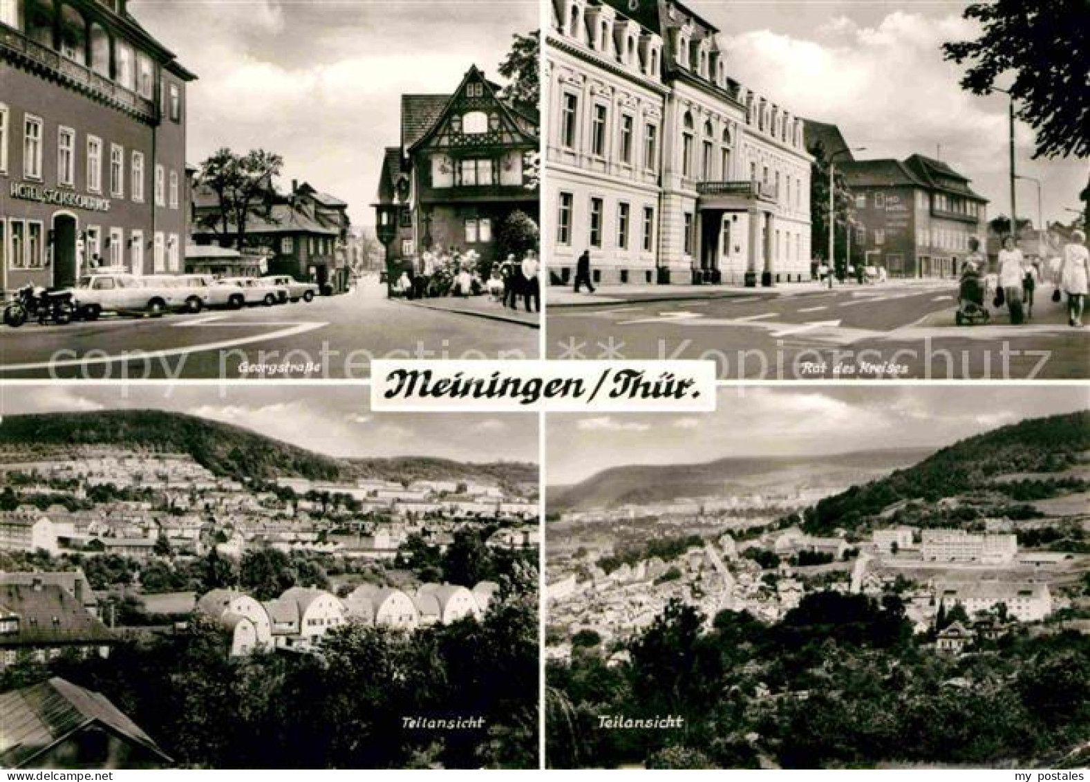 72643745 Meiningen Thueringen Georgenstrasse Rat Des Kreises Teilansicht  Meinin - Meiningen