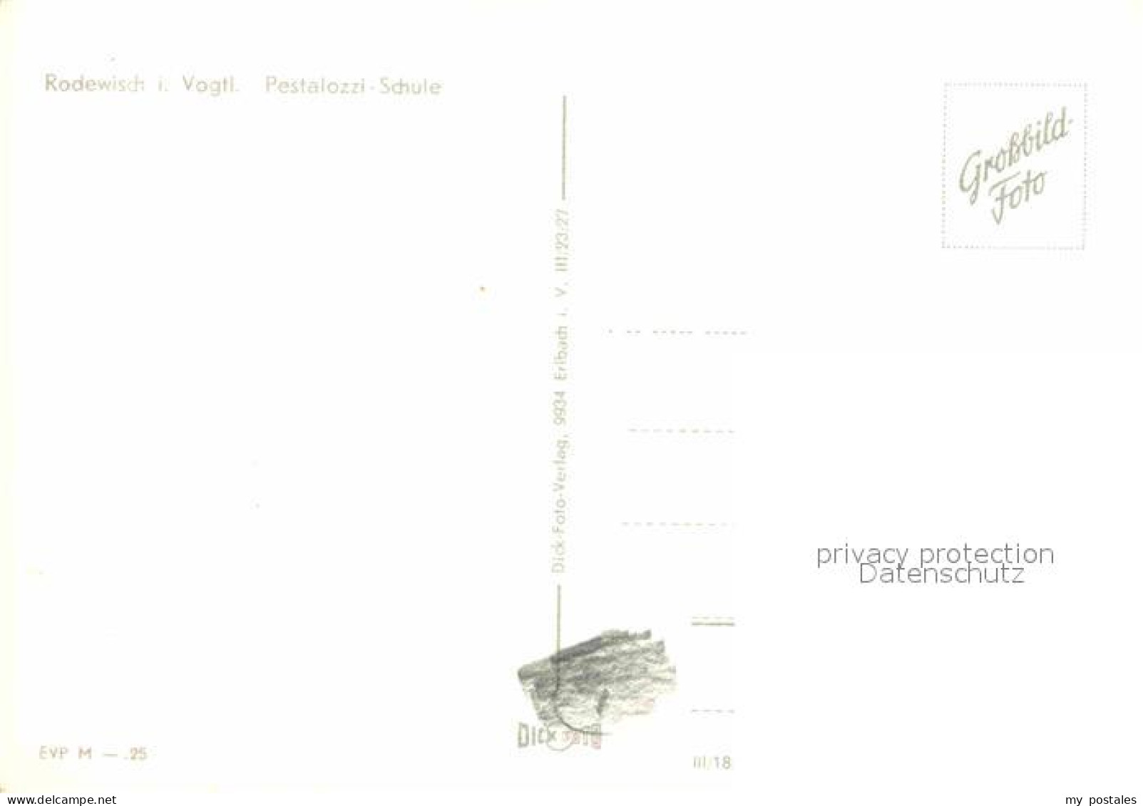 72643699 Rodewisch Pestalozzi Schule Rodewisch - Other & Unclassified