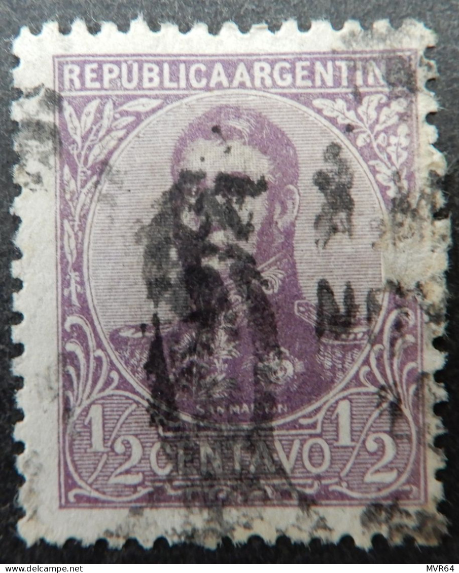 Argentinië Argentinia 1908 1909 (1) General San Martin - Gebraucht