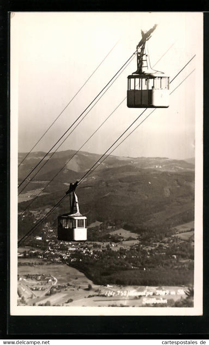 AK Rax, Panorama Und Seilbahn  - Seilbahnen