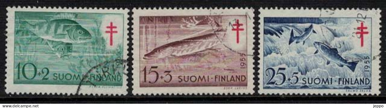 1955 Finland, Antitub. Complete Set Used. - Gebraucht