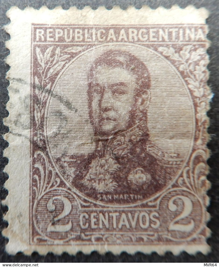 Argentinië Argentinia 1908 1909 (3) General San Martin - Used Stamps