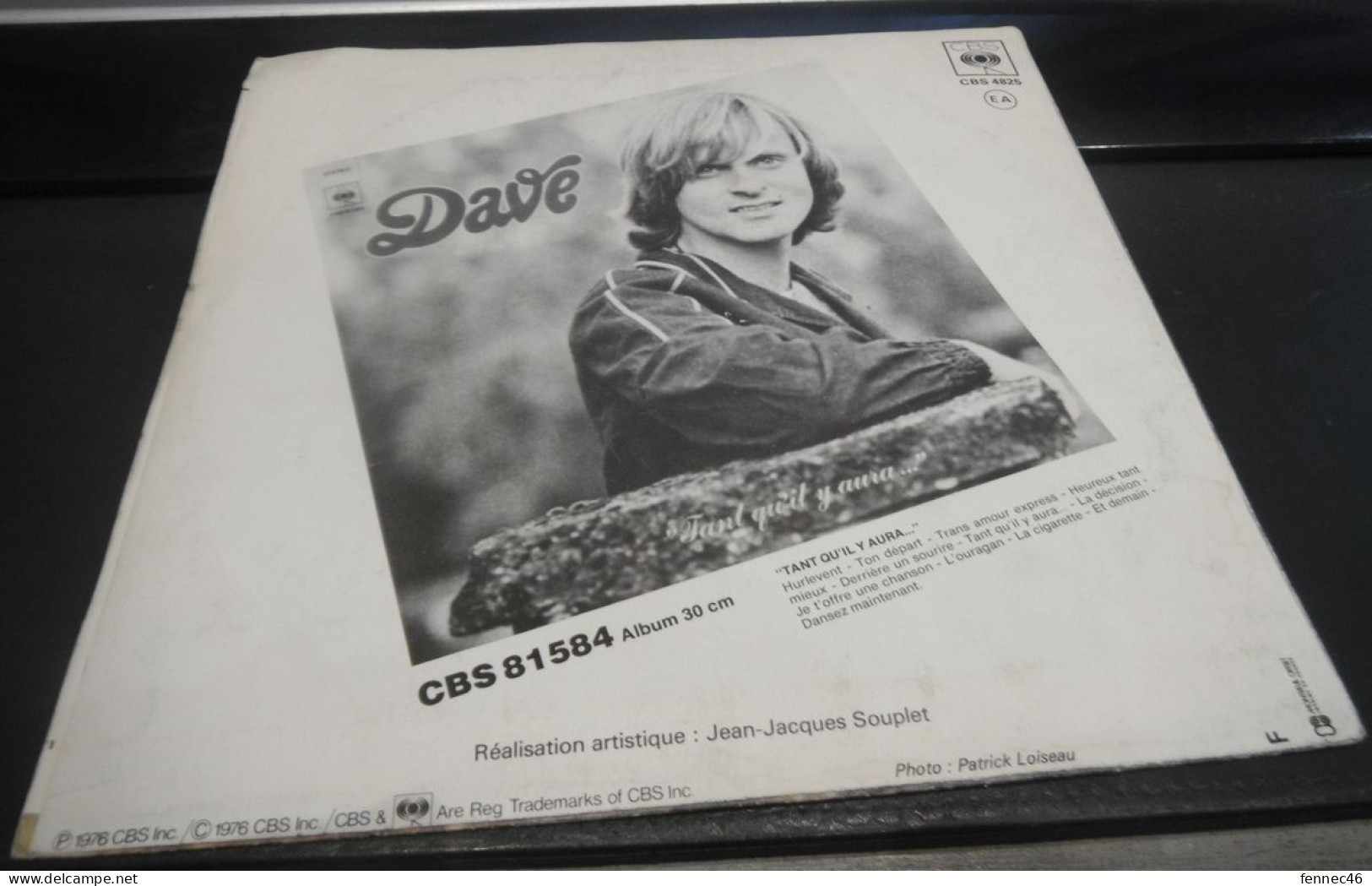 *  (vinyle - 45t) - DAVE -Tant Qu'il Y Aura… -  Hurlevent - Otros - Canción Francesa