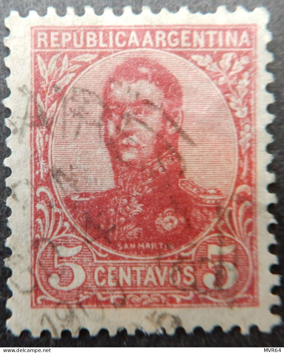 Argentinië Argentinia 1908 1909 (4) General San Martin - Used Stamps