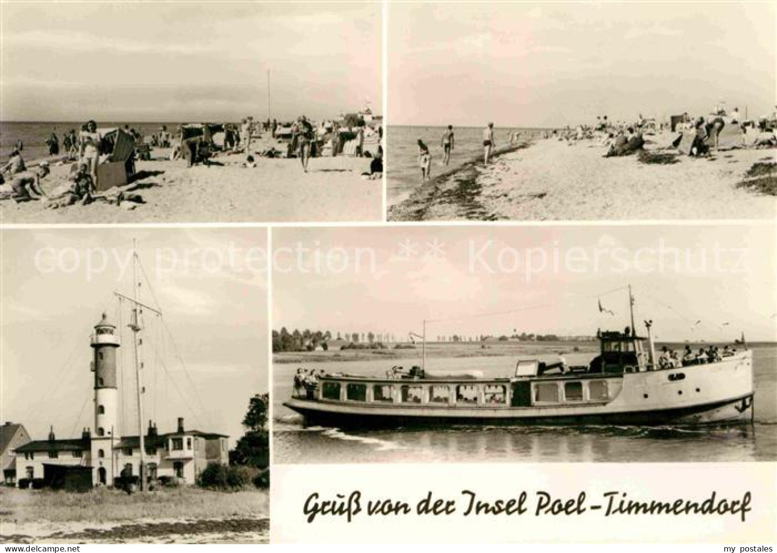 72643463 Timmendorf Insel Poel Strand Leuchtturm Fahrgastschiff Timmendorf Insel - Other & Unclassified