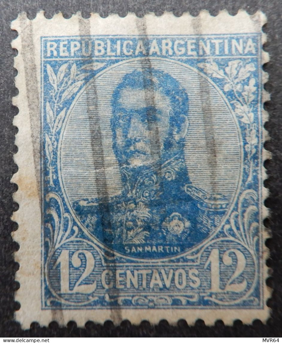 Argentinië Argentinia 1908 1909 (6) General San Martin - Gebraucht