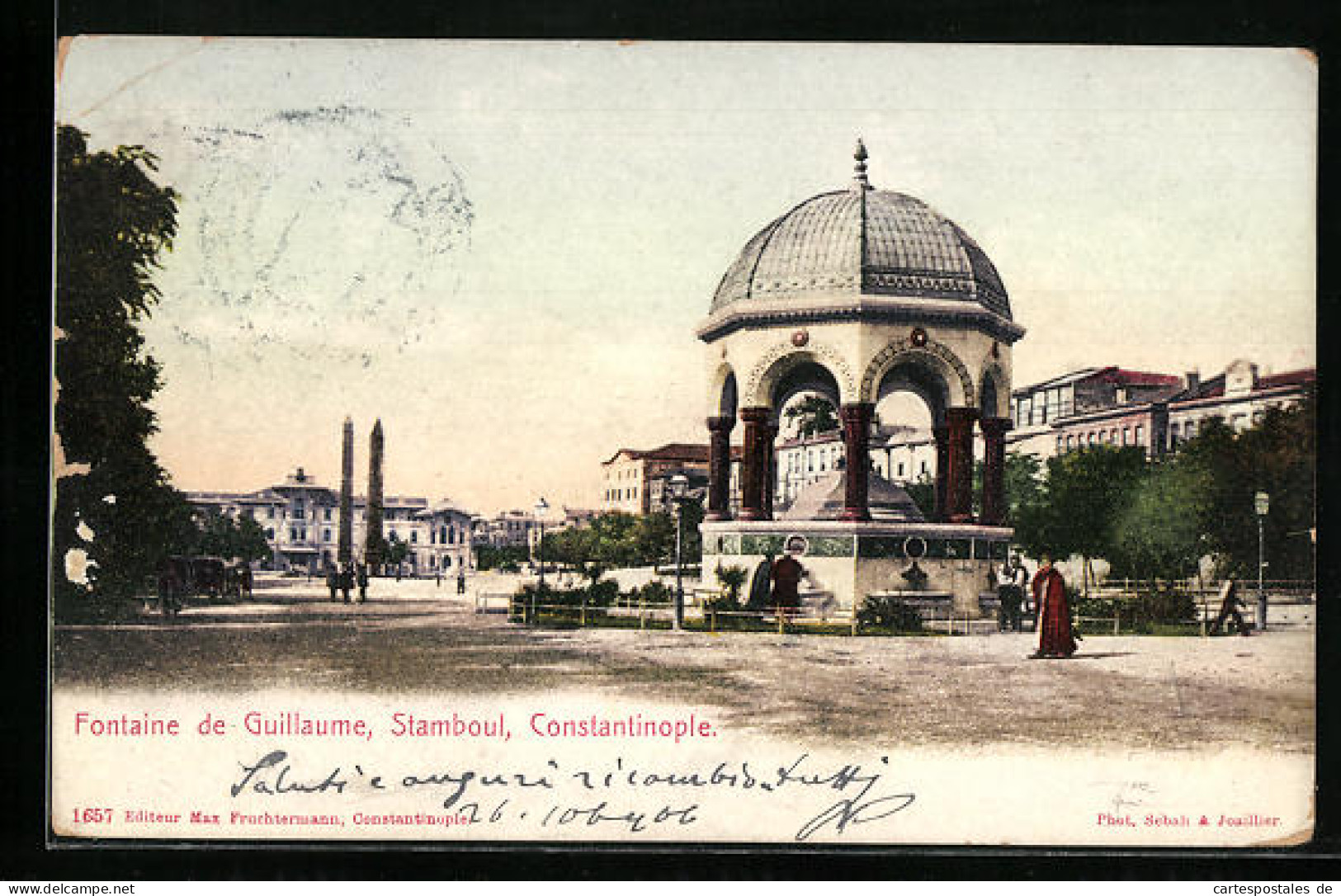 AK Constantinople, Fontaine De Guillaume, Stamboul  - Turquie