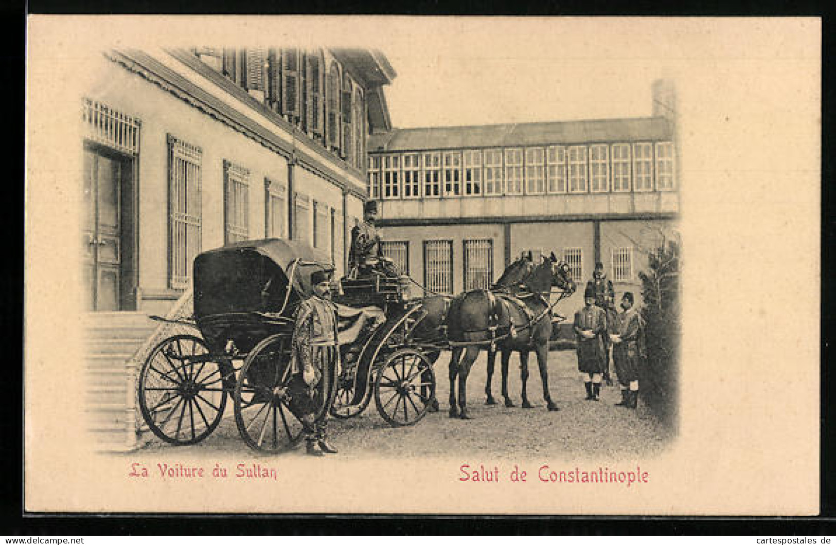 AK Constantinople, La Voiture Du Sultan  - Turkey