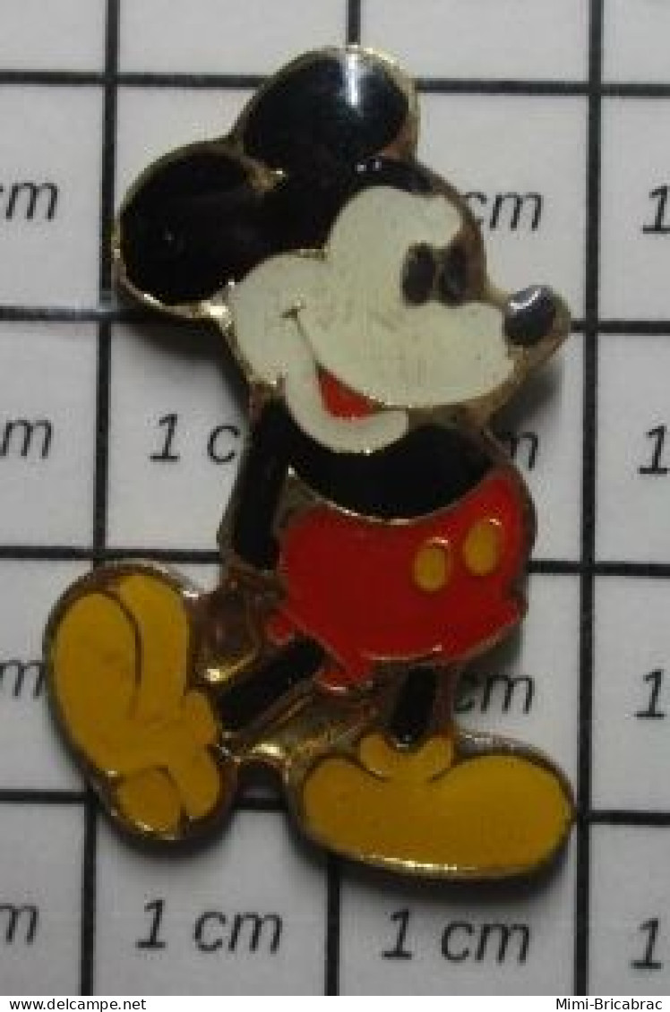 912B Pin's Pins : BEAU ET RARE : DISNEY / MICKEY GRAPHISME ANCIEN - Disney