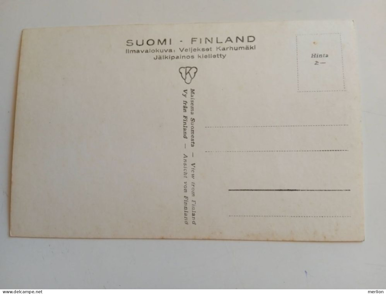D202734    AK CPA - Suomi Finland  KUOPIO  Ca 1938  - RPPC FOTO-AK - Finlande